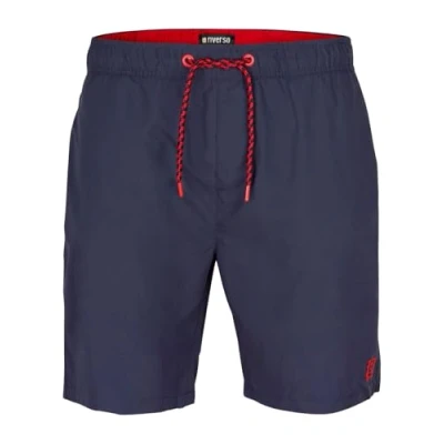 Imagen de riverso RIVDavid Bañador largo para hombre, corte regular, cintura elástica, color negro, azul, rojo, verde, naranja, S, M, L, XL, XXL, 3XL, 4XL, 5XL, azul marino, rojo cereza, S
