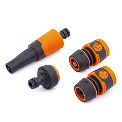 Imagen de MIVOS V Plus Pulverizador de Boquilla Ajustable con un Conjunto Conexiones 1/2&quot; BSP 4 Unidades Jardín Conexión Grifo Adaptador e Conector para Manguera