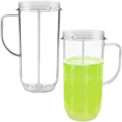 Imagen de Vaso de Repuesto 650ml para Magic Bullet Mini nutribullet MBR03 MB1001, Taza Compatible con 250 w Blender, Accesorios Piezas