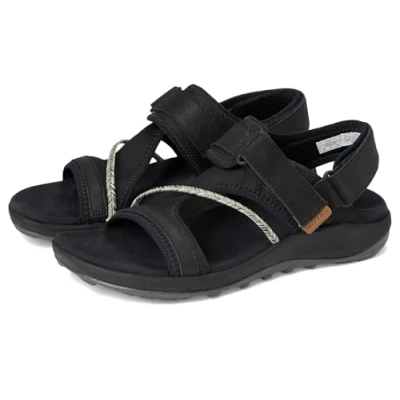 Imagen de Merrell Terran 4 Backstrap Sandalias de senderismo, Mujer, Talla: 37, Black Zapatos