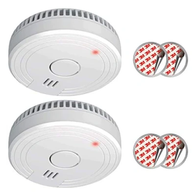 Imagen de ELRO FS1805 Detector de Humo con Magnético Adhesivas Kit, Blanco, 2 Piezas, Set