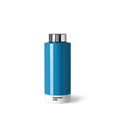 Imagen de PANTONE Botella de agua doble pared acero inoxidable con función térmica a prueba fugas, 500 ml, azul 2150
