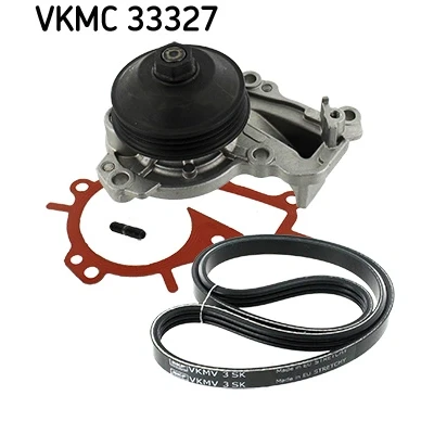Imagen de SKF VKMC 33327 Bomba de agua + kit correa poli V PEUGEOT: 308 II Hatchback, CITROËN: C3