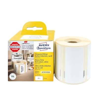 Imagen de Avery España A1933084 Etiquetas blanca en rollo ultra resistentes