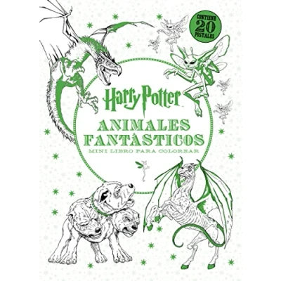 Imagen de Harry Potter. Animales Fantásticos. Mini Libro PARA Colorea (HARRY POTTER LIBROS COLOREAR)