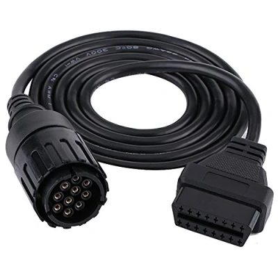 Imagen de Qiilu Conector Adaptador de diagnóstico en Placa (2 a 10 Pines y 16 Pines, Cable para ICOM D Moto