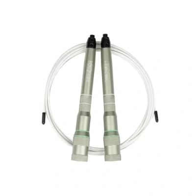 Imagen de PICSIL Bee Comba de Alta Velocidad, Cuerda Auto Ajustable, Sistema Doble Rodamiento, Hecha Aluminio, Solo 200g, Cross Training, Boxeo, Fitness, Adaptable Para Hombres y Mujeres (Verde)