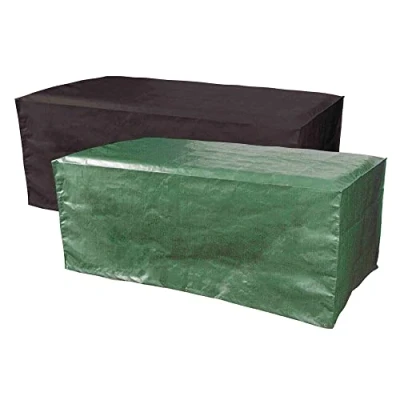 Imagen de Bosmere P 355 Proteger más el uuml Lona f; r mesas con 6 t &amp; uuml; Elegir, Rectangular, de Doble Cara, gr n/Negro