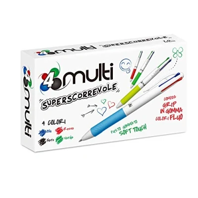 Imagen de Osama S.p.A. 4 Multi Esfera Cuatro Colores Paquete 12 Unidades, Multicolor (OW 10156)