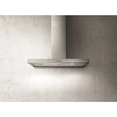 Imagen de Elica Spot NG H6 IX/A/90 Campana (Canalizado, 450 m3/h, 62 Db, Montado en pared, Acero inoxidable, Botones)