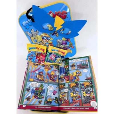 Imagen de Libro Coleccionista Cómics Superthings Rescue Force &amp; Neon Power LATA