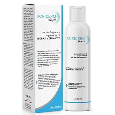 Imagen de Xoriderm Shampoo es un champú delicado eficaz contra la psoriasis y dermatitis, en caso de picor enrojecimiento del cuero cabelludo