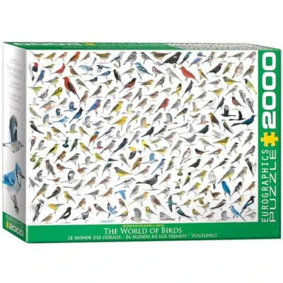 Imagen de Eurographics &quot;El Mundo de las Aves por David Sibley&quot; Puzzle (2000 piezas, Multi Color) , color/modelo surtido