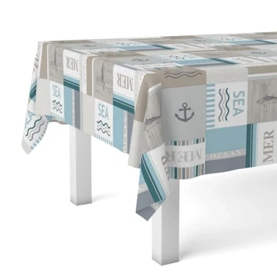 Imagen de Martina Home Mantel Hule Mer Único 140 Redondo