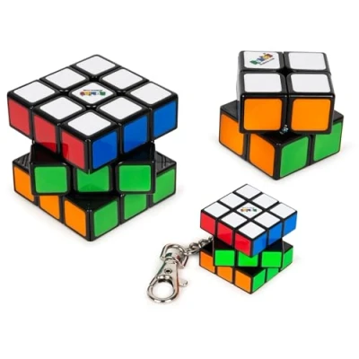 Imagen de Pack Completo de Cubo Rubik, Original 3x3, 2x2 y Llavero 3
