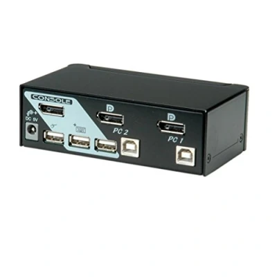 Imagen de Roline 14.01.3327 Negro Interruptor Kvm