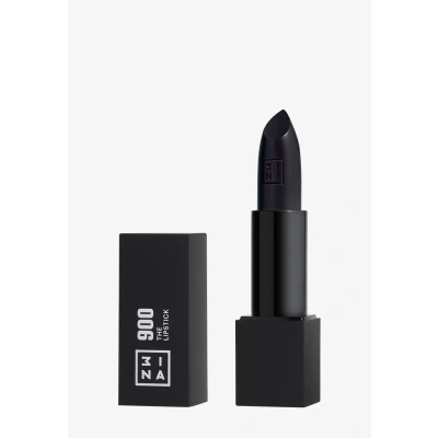 Imagen de 3INA MAKEUP The Lipstick 900 Negro Labial Cremoso Barra de Labios Mate con Vitamina E y Manteca Karité Alta Pigmentación Olor a Vainilla Vegan Cruelty Free