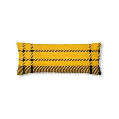 Imagen de BELUM Funda de Almohada Harry Potter, 100% algodón Modelo Hufflepuff Cuadro 65X65 cm.
