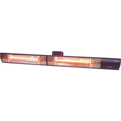 Imagen de Aktobis Calefactor radiante de pared WDH 300WS con dos niveles potencia (1.500/3.000 W)