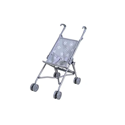 Imagen de KNORRTOYS.COM 12640 Cochecito para muñecas SIM Royal Grey, Gris, 42 x 27 55 cm