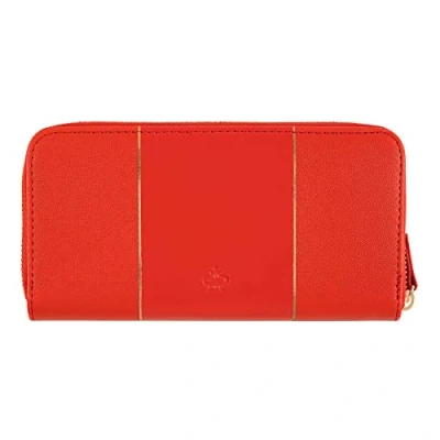 Imagen de DRAEGER PARIS 1886 Cartera Grande para Mujer, Color Rojo, Billetera, 18,5 x 10 2,5 cm