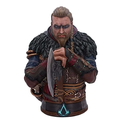 Imagen de Nemesis Now Officially Licensed Assassin&#039;S Creed Valhalla Eivor Bust, Multi Coloured, 32cm Oficial, Multicolor, 32 cm, Resina