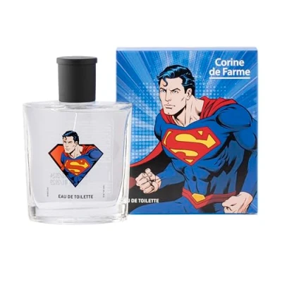 Imagen de Corine de Farme Eau Toilette Superman Perfume para Niños Formulación Belleza Limpia, Elaborada en Francia Aroma Afrutado y Amaderado 50 ml