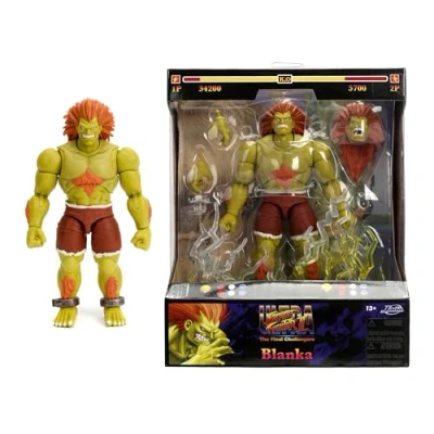 Imagen de Jada Toys Street Fighter II Blanka Figura de 7,5&quot;