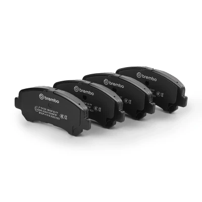 Imagen de BREMBO P 79 028 Juego de pastillas freno con avisador acústico desgaste sin accesorios NISSAN: X Trail, Qashqai / Qashqai+2 I, Juke norauto,