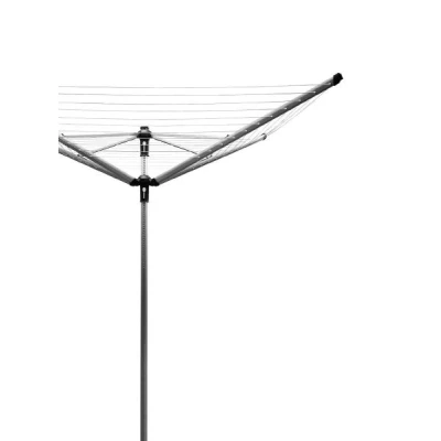 Imagen de Brabantia Tendedero Rotary Lift O Matic Advance con Soporte hormigón Ajustarlo fácilmente a tu Altura Cuerdas resisitentes los Rayos UV Antideslizantes Metallic Gris 50m