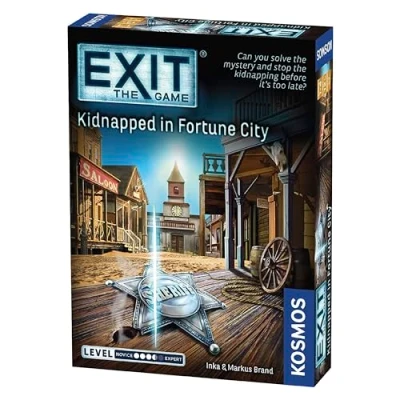 Imagen de Thames &amp; Kosmos Exit: Kidnapped In Fortune City Level: 3.5/5 Unique Escape Room Game 1 4 Players Puzzle Solving Strategy Board Games for Adults Kids, Ages 12+ 692861