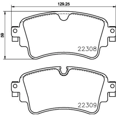 Imagen de BREMBO P85154NX Juego de pastillas freno preparado para indicador desgaste con tornillos pinza freno, Chapa antichirridos accesorios