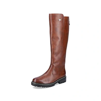Imagen de Remonte Mujer Botas D0B72, señora clásicas,Plantilla Desmontable,Repelente,remonteTEX,Botas de caña Larga,Botas,Braun,38 EU / 5 UK