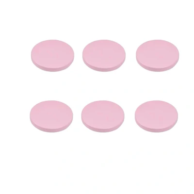 Imagen de 6 un. tirador pomo mueble bebé círculo madera lacada rosa diámetro 80mm