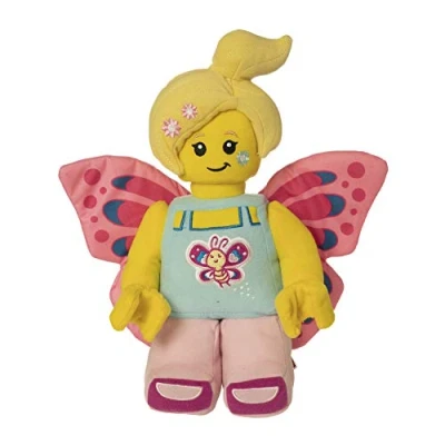 Imagen de Lego Minifigure Figura de Mariposa con Flores, Personaje Peluche 12 Pulgadas