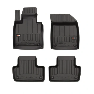 Imagen de FROGUM 3D407848 Juego de alfombrillas suelo Caucho delante y detrás 4 negro Adaptado VOLVO: XC60 II
