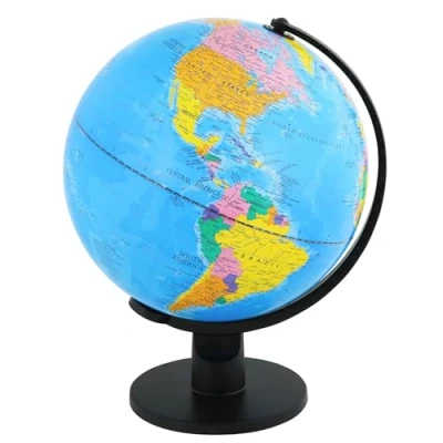 Imagen de TOPGLOBE 30cm Globo Terráqueo Mapa en Inglés político educativo (diámetro de 30cm)