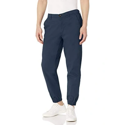 Imagen de Amazon Essentials Pantalones Chinos Estilo Chándal de Corte Recto Hombre, Azul Marino, XXL