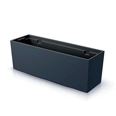 Imagen de Macetero color antracita,con depósito , colección URBI CASE de 77 x 23,5 24,6 cm