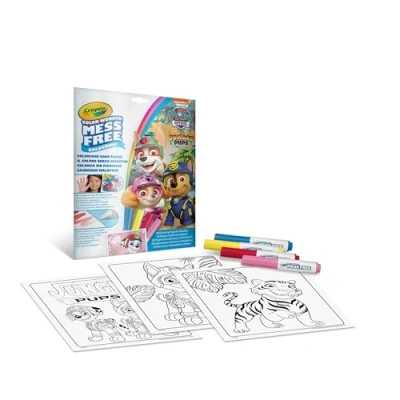 Imagen de CRAYOLA Color Wonder, Juego de Colorear Paw Patrol con 18 Páginas para y 4 Rotuladores Sin Manchas, Actividad Creativa Niños, a partir 3 años, 75 2814