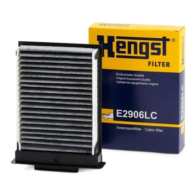 Imagen de HENGST FILTER E2906LC Filtro de habitáculo carbón activado 181 138 44 TOYOTA: Aygo, PEUGEOT: 107 Hatchback, CITROËN: C1 I