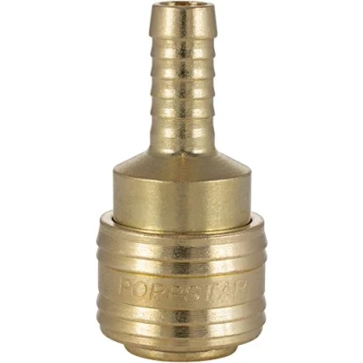 Imagen de Poppstar Conectores rapidos aire comprimido (hembra), diámetro nominal 7,2 mm con conector (macho) para manguera Ø interior 9,5mm