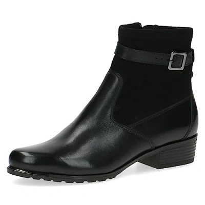 Imagen de CAPRICE 9 25333 41, Botines de tacón con cordones para Mujer, Negro (Black Nappa Co), 36 EU