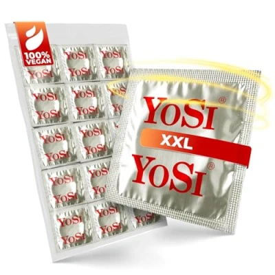 Imagen de 50 preservativos de la marca YOSI XXL extra grandes