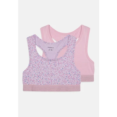 Imagen de Name it Nkfshort DOT 2 PACK Bustier para niños, Talla: 11 12a, Pastel lilac