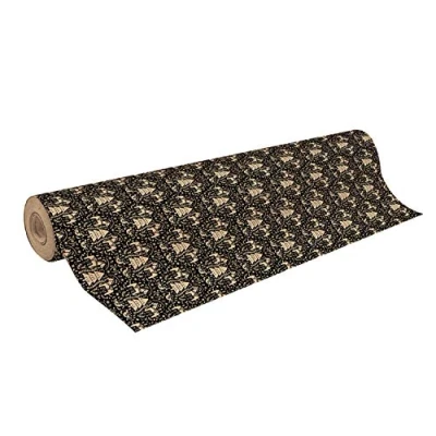 Imagen de Clairefontaine Rollo de papel kraft reciclado largo, 50 m x 0,70 m, color negro