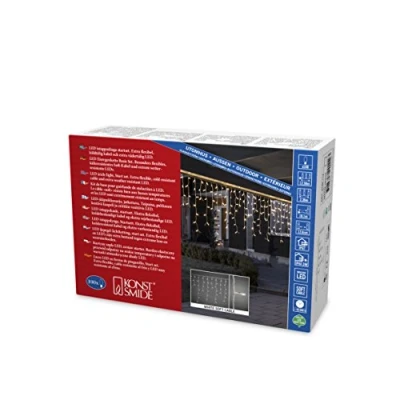 Imagen de Konstsmide Christmas Cortina de luces LED moldeada sistema 24V básico