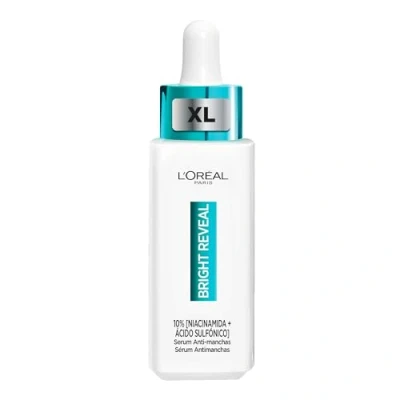 Imagen de L&#039;Oréal Paris Bright Reveal Serum Anti manchas, Para Todo Tipo de Piel, Manchas Oscuras Reducidas, Con Niacinamida y Ácido Aminosulfónico, Formato XL