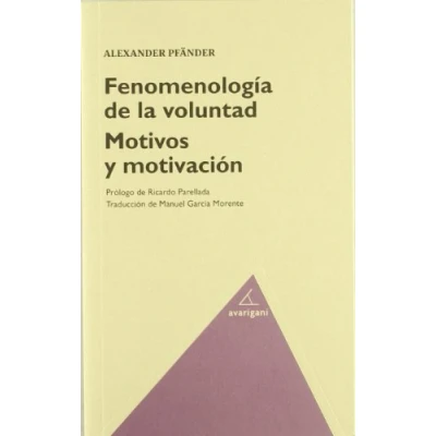 Imagen de Fenomenologia De La Voluntad (ENSAYO)