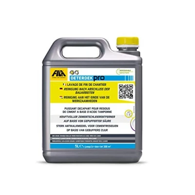Imagen de Fila Deterdek Desincrustante para barro, gres porcelánico, cerámica esmaltada, piedras resistentes a los ácidos, clinker 5 litre